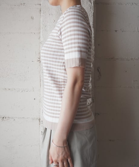 1970's Border S/S Knit BEIV