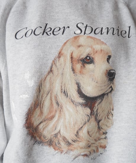 Cocker Spaniel Print Sweat LGR
