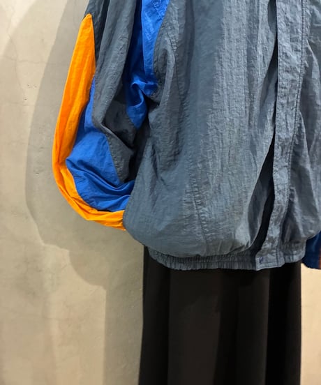 90's  NIKE Tricolor Nylon Jacket　BLOR