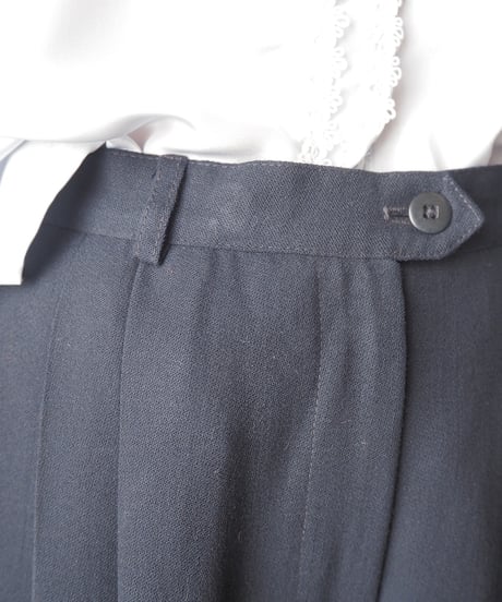 LAUREN RALPH LAUREN Made in USA 2 Tuck Wool Slacks NV