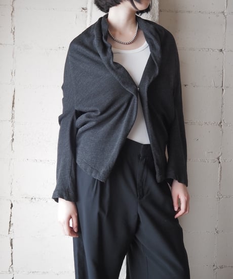Yohji Yamamoto Deformation Knit Cardigan DGR