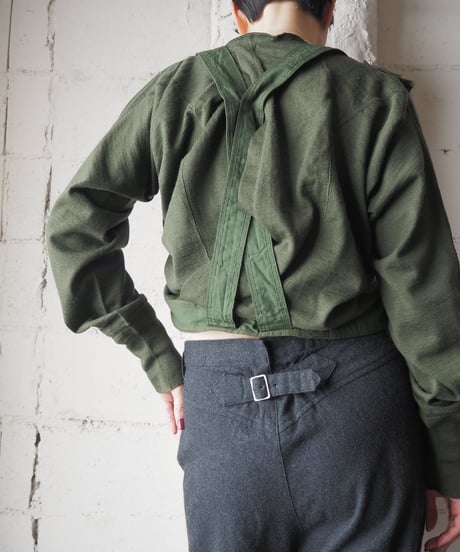 Remake Sweden Military Frilled Underpants Top KA