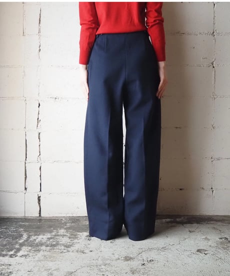 ACNE STUDIOS Wool Blend Tuck Pants NV