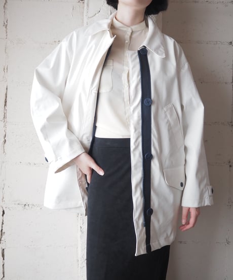 LAUREN Rubber Coating Marine Jacket WH