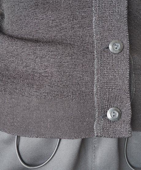 1970's V Neck Cardigan BK