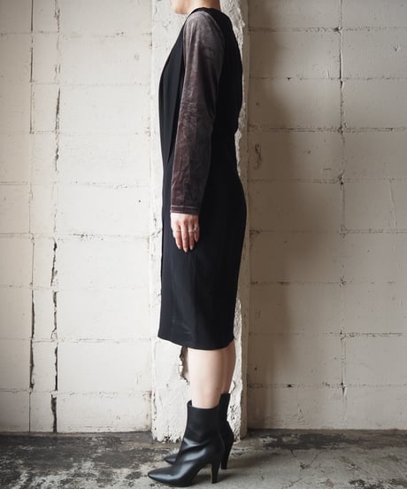 MaxMara Sleeveless Draped Dress BK