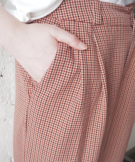 Multi Color 2 Tuck Wide Pants BR RE