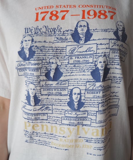 1787-1987 Pennsylvania Tee WH