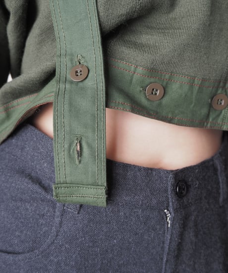 Remake Sweden Military Frilled Underpants Top KA