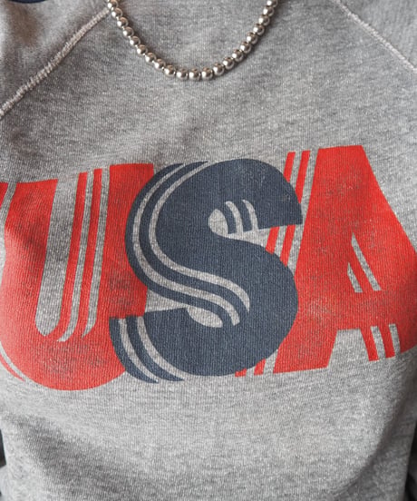 "USA" Line Sleeve Sweat GRREBL