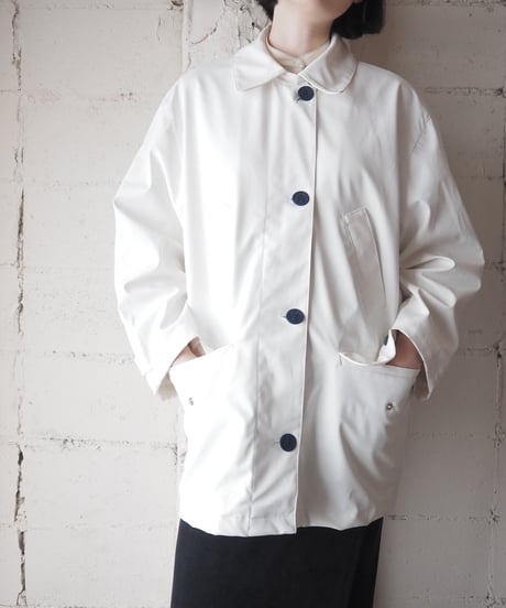 LAUREN Rubber Coating Marine Jacket WH