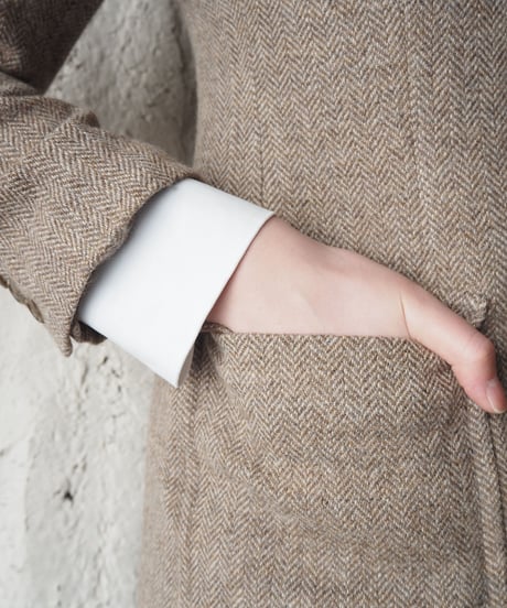 LAUREN Herringbone Wool Tailored Jacket BE