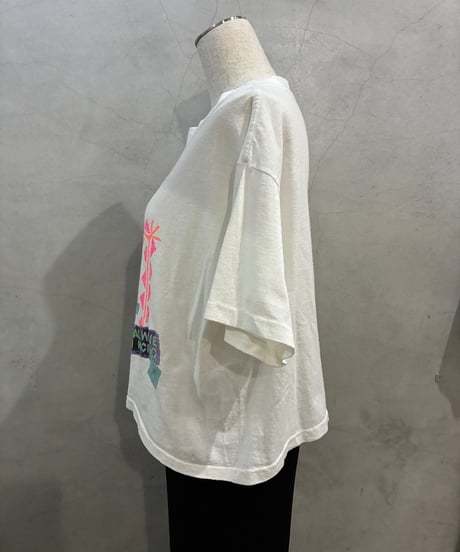 OCEAN PACIFIC Cropped Tee WH PUR BK BL