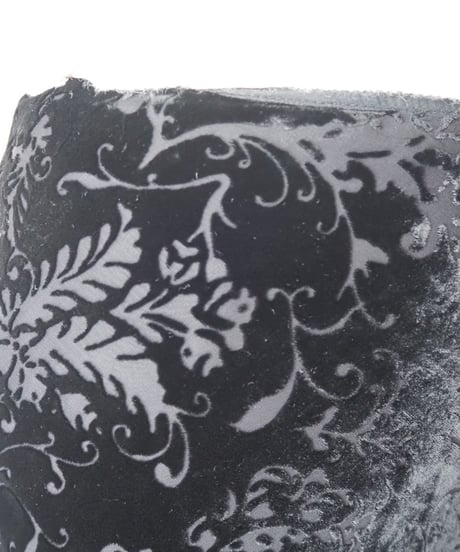 LAUREN RALPH LAUREN Opal Velvet Botanical Pattern Skirt BK