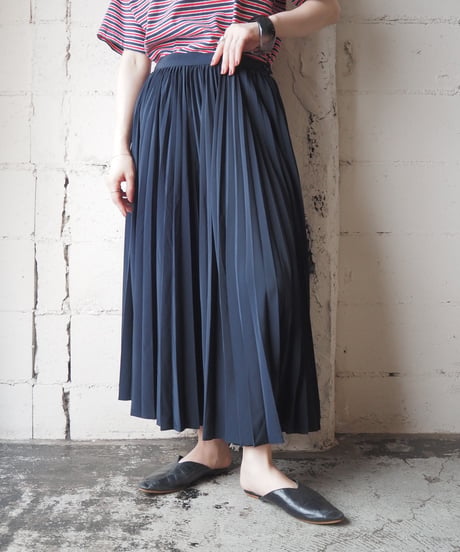 Made in France Pleated Flare Skirt NV