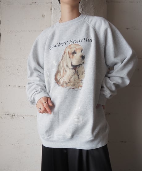 Cocker Spaniel Print Sweat LGR