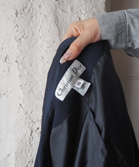 Christian Dior Ribbon Collar Tailored Jacket NV