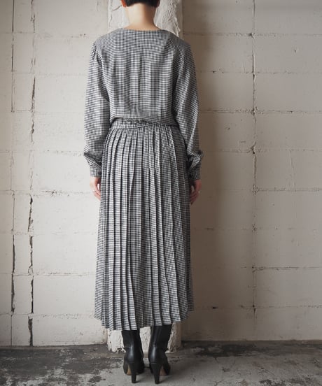 J.G.HOOK Gimgham Check Dress BKWH