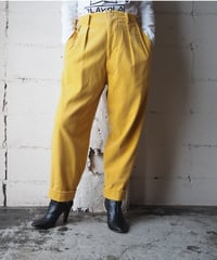 Y's Velour Tuck Tapered Pants YE