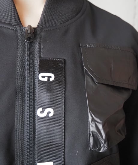 G-STAR RAW Design Pocket Zip Up Jacket BK