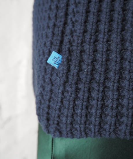 LAUREN RALPH LAUREN Cotton Waffle Knit NV