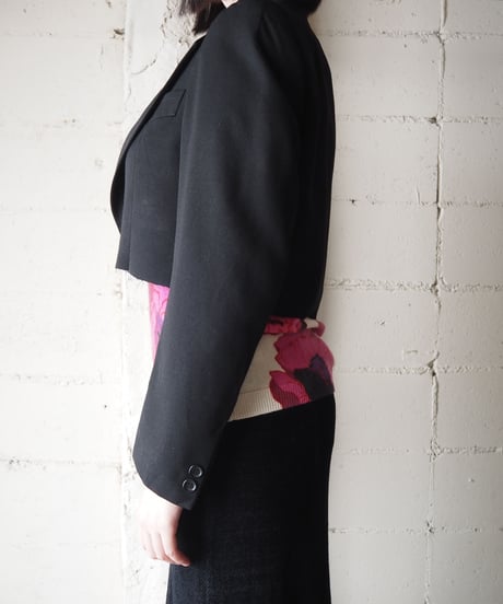 Remake Cutoff Short Jacket BK