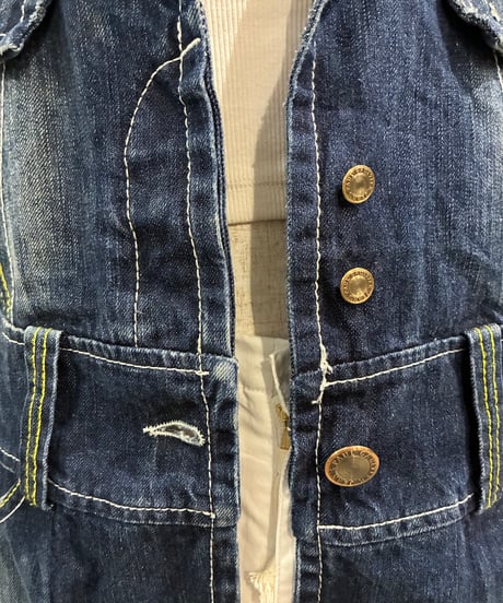 JEAN'S PAUL GAULTIER Single Breasted Design Denim Jacket NV