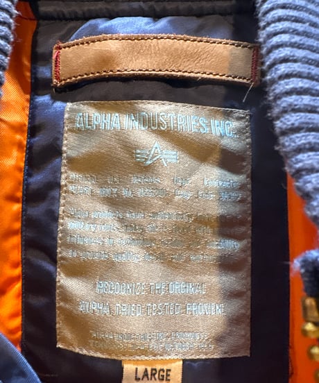 ALPHA MA-1 Jacket BL