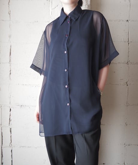 Basic Sheer S/S Shirt NV