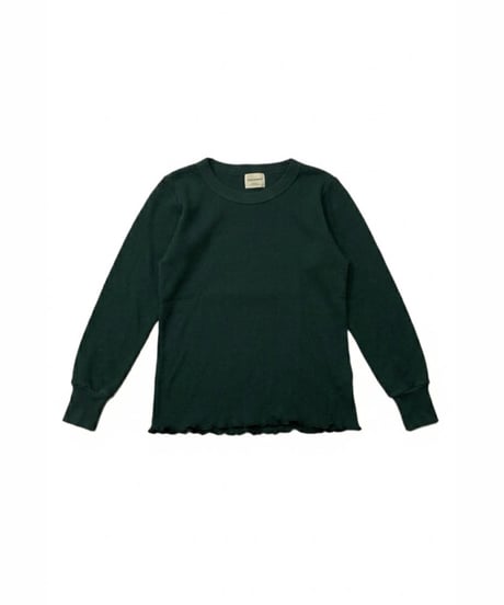 Remake Vintage Ruffled Hem Thermal GN