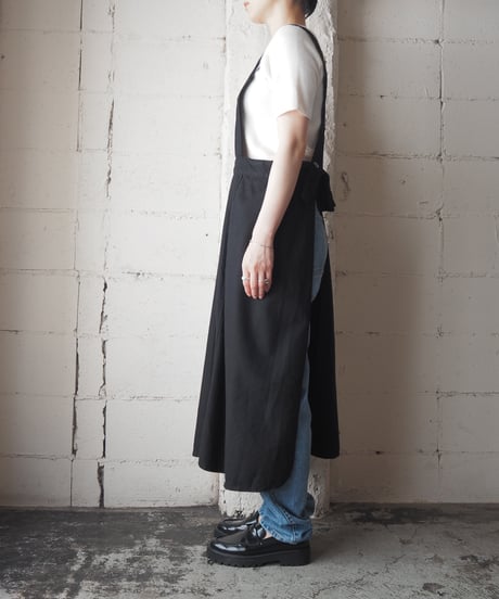 1950's Swedish Army Overdyed Apron Dress BK