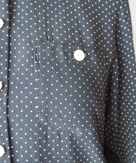Betty Barclay Long Sleeve Dot Shirt BK WH