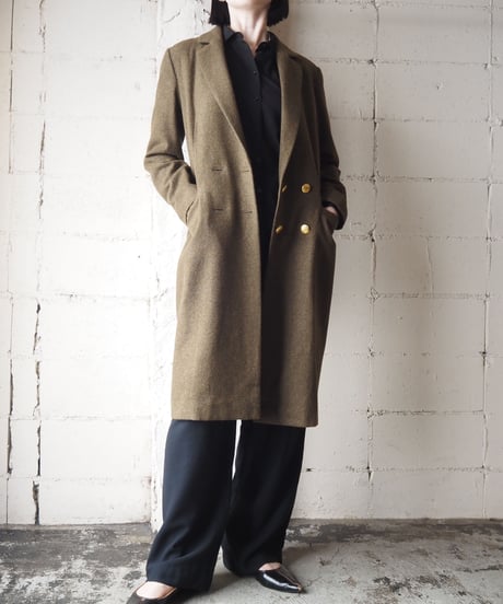 GANNI Double Breasted Long Coat KA