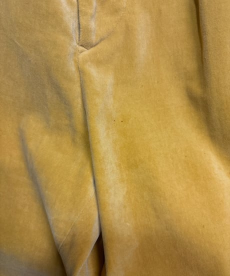 Y's Velour Tuck Tapered Pants YE