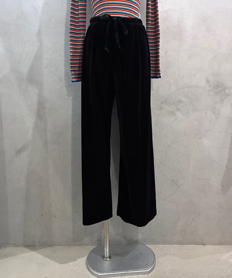 Velour Easy Pants BK