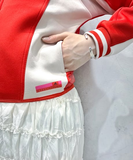 adidas × STELLA McCartney Bicolor Cropped Blouson REWH