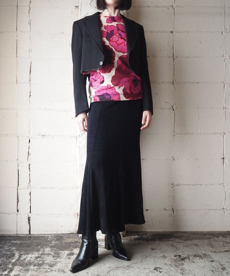 Remake Cutoff Short Jacket BK