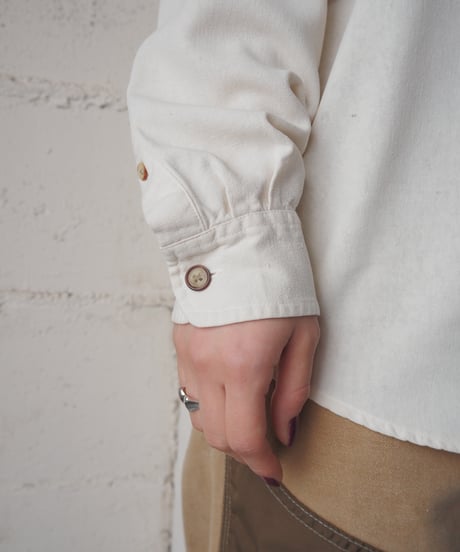 Silk Band Collar Shirt IV