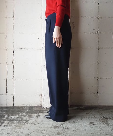 ACNE STUDIOS Wool Blend Tuck Pants NV