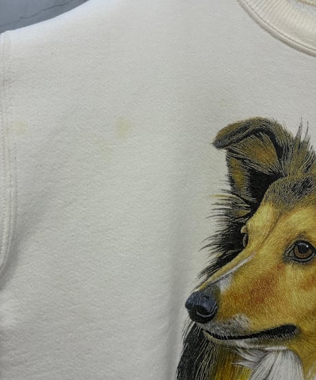 Dog Print Sweat WH