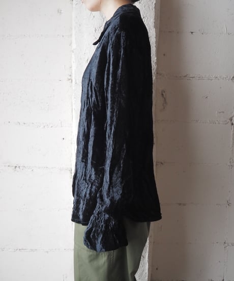 Crushed Velvet Shirt BK