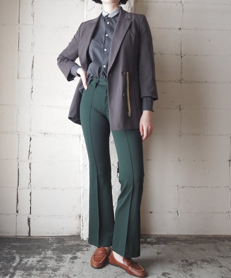 DKNY JEANS Double Breasted Jacket with Zipper Detail GR