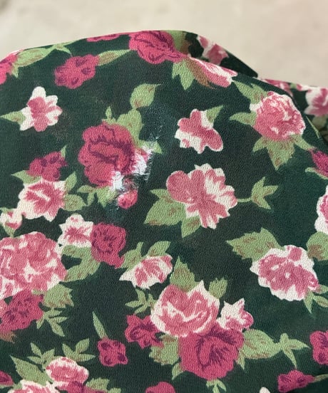 Flower Pattern Sheer Easy Pants GNPI