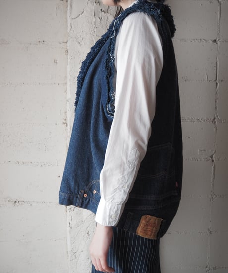 REMAKE Levi's Fringe Vest NV