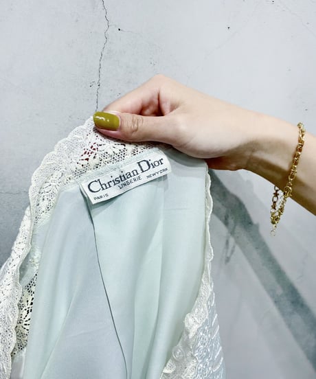 1970-80's Christian Dior LINGERIE Night Dress LBL