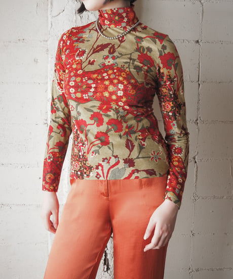 KENZO Flower Print Mock Neck Cutsewn KARE