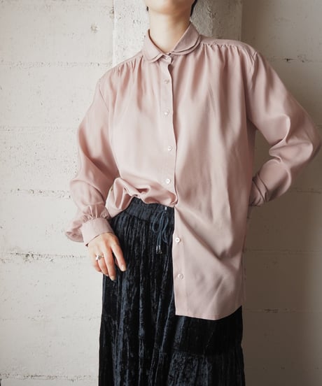 1980's Double Round Collar Blouse BE