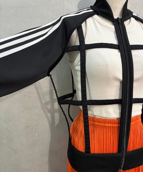 adidas × JEREMY SCOTT Cage Track Jacket BKWH