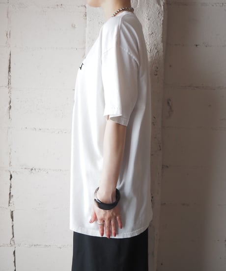 PUG Embroidered Cotton Tee WH