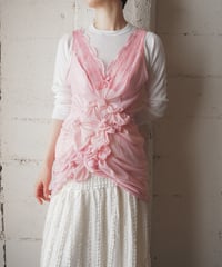 REMAKE Shirring Lace Camisole PI